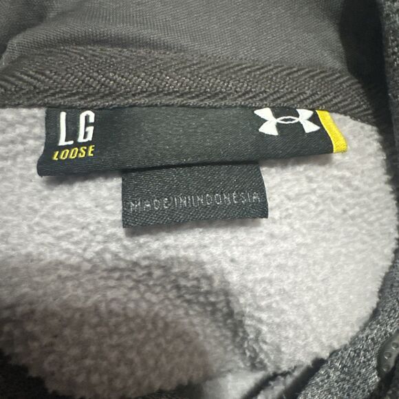 Under Armour Storm Hoodie Mens Large Loose Fit Gray Pullover Sac State Hornets - Picture 3 of 5